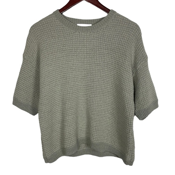 3.1 Phillip Lim Sweaters - 3.1 Phillip Lim Knit Short Sleeve Crew Neck Sweater Size S